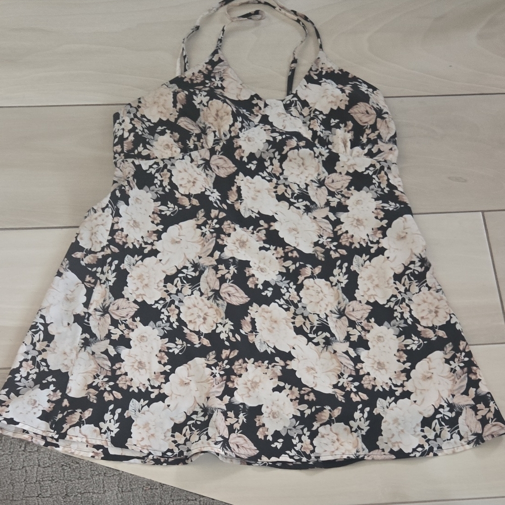For Love And Lemons Black and Cream Dress